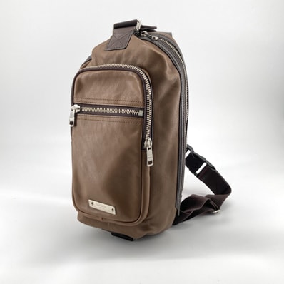 COACH(コーチ) トンプソン レザー 71185 ボディバッグ ブラウン