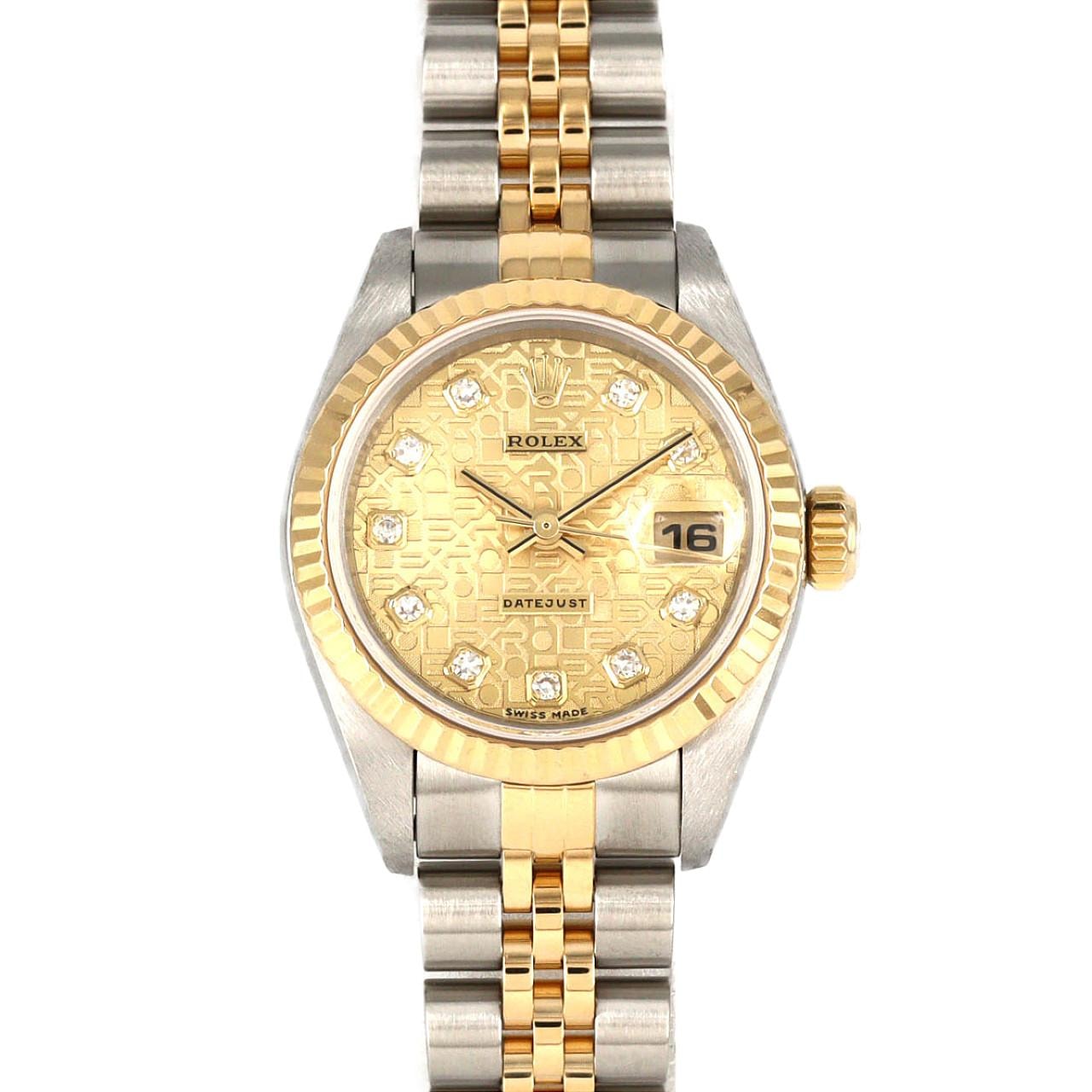 ロレックス デイトジャスト 79173G SSxYG 自動巻 P番