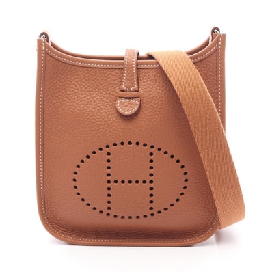 エルメス HERMES エヴリンTPM ゴールド ショルダーバッグ バッグ トリヨンクレマンス トリヨンクレマンス レディース ブラウン系 【中古】
