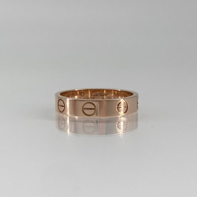 CARTIER(カルティエ) ミニラブ Au750 #50 #9.5号 リング・指輪 3.17g ピンクゴールド