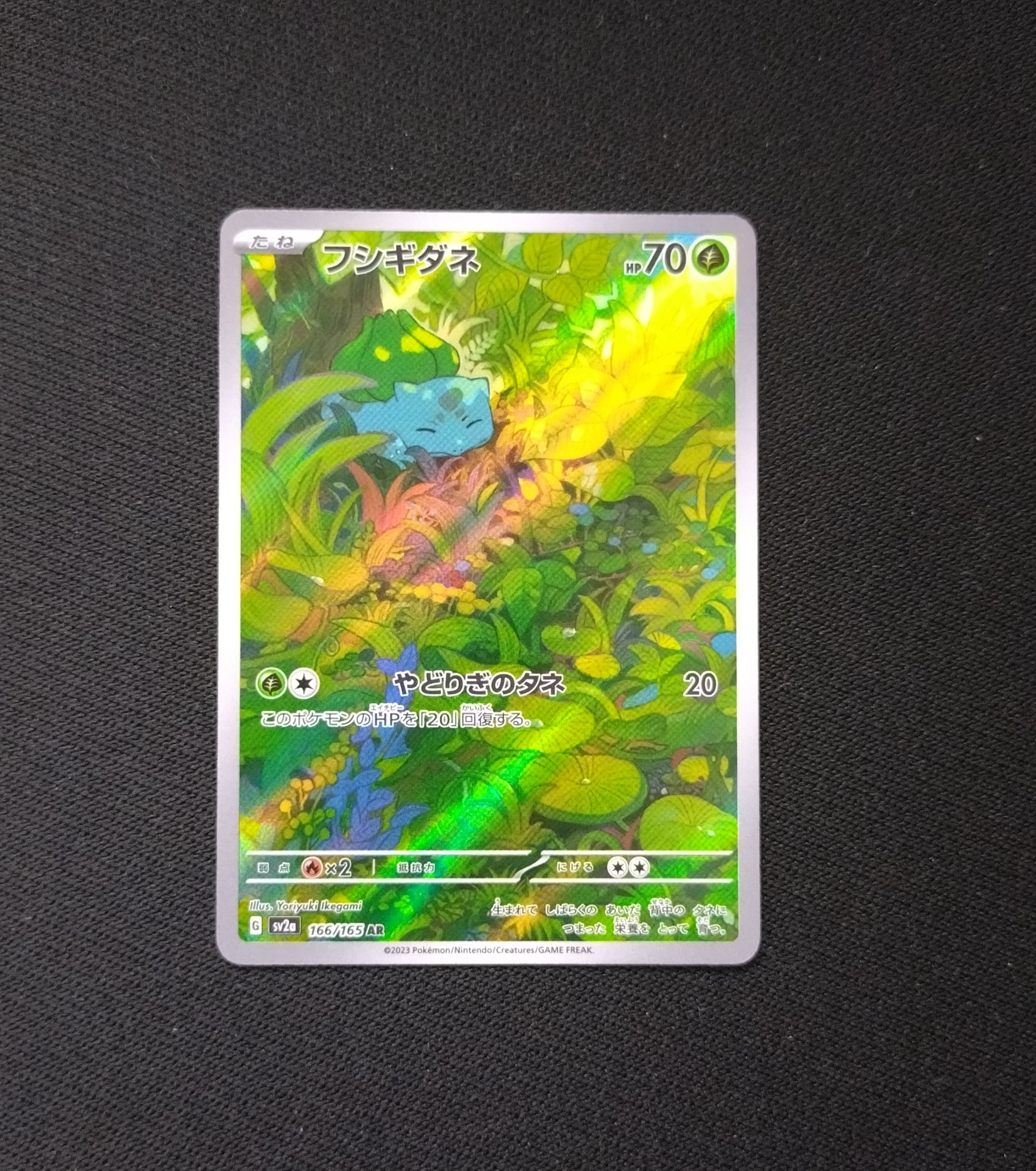 フシギダネ AR[SV2a 166/165](強化拡張パック「ポケモンカード151」)