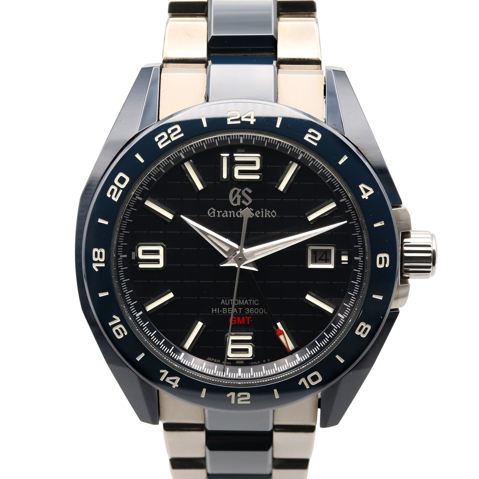 セイコー SEIKO グランドセイコー スポーツコレクション メカニカルハイビート36000 腕時計 時計 チタン セラミック メンズ ブルー系 SBGJ233 【中古】