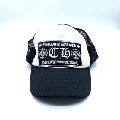 Chrome Hearts Trucker Cap CH "Black/White"