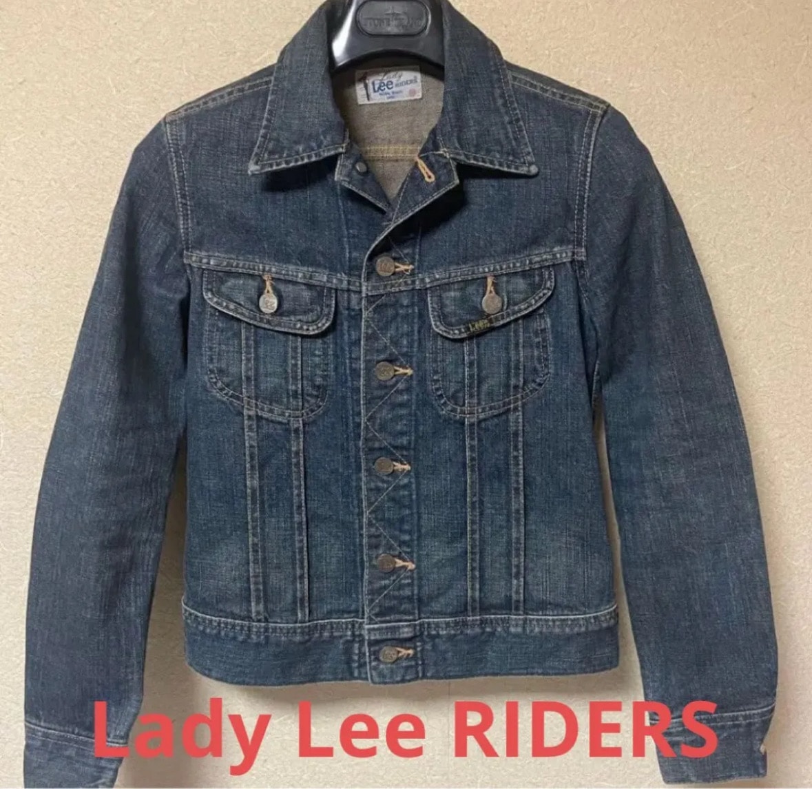 Lady Lee RIDERS×ナチュラルビューティーベーシック デニムジャケット Mサイズ Gジャン ライダース