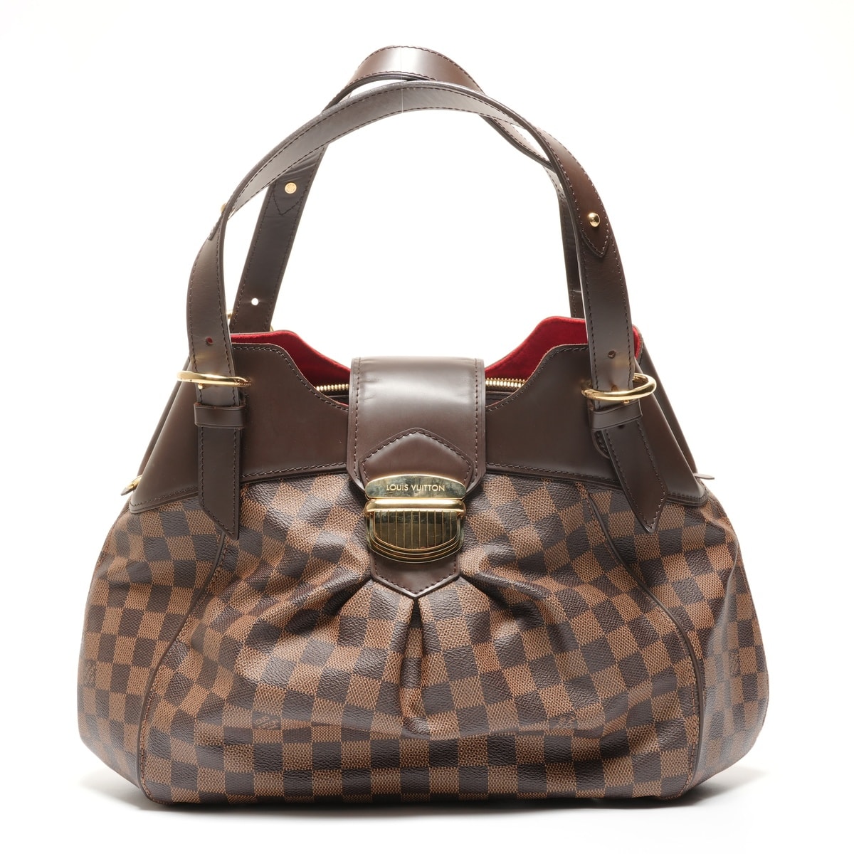 ヴィトン LV ダミエ システィナ GM N41540 2009年製 ショルダーバッグ【中古】