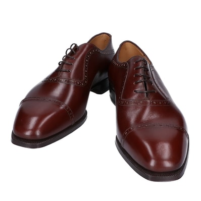 エンツォボナフェ Beams ビームス別注 【新品同様】カーフレザー クォーターブローグ シューズ 42