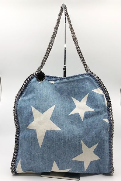 Stella McCartney Falabella Denim Star Tote Bag