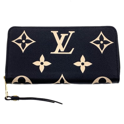 LOUIS VUITTON ルイ・ヴィトン ジッピー・ウォレット バイカラーモノグラムアンプラント 長財布 M80481 レディース【中古】