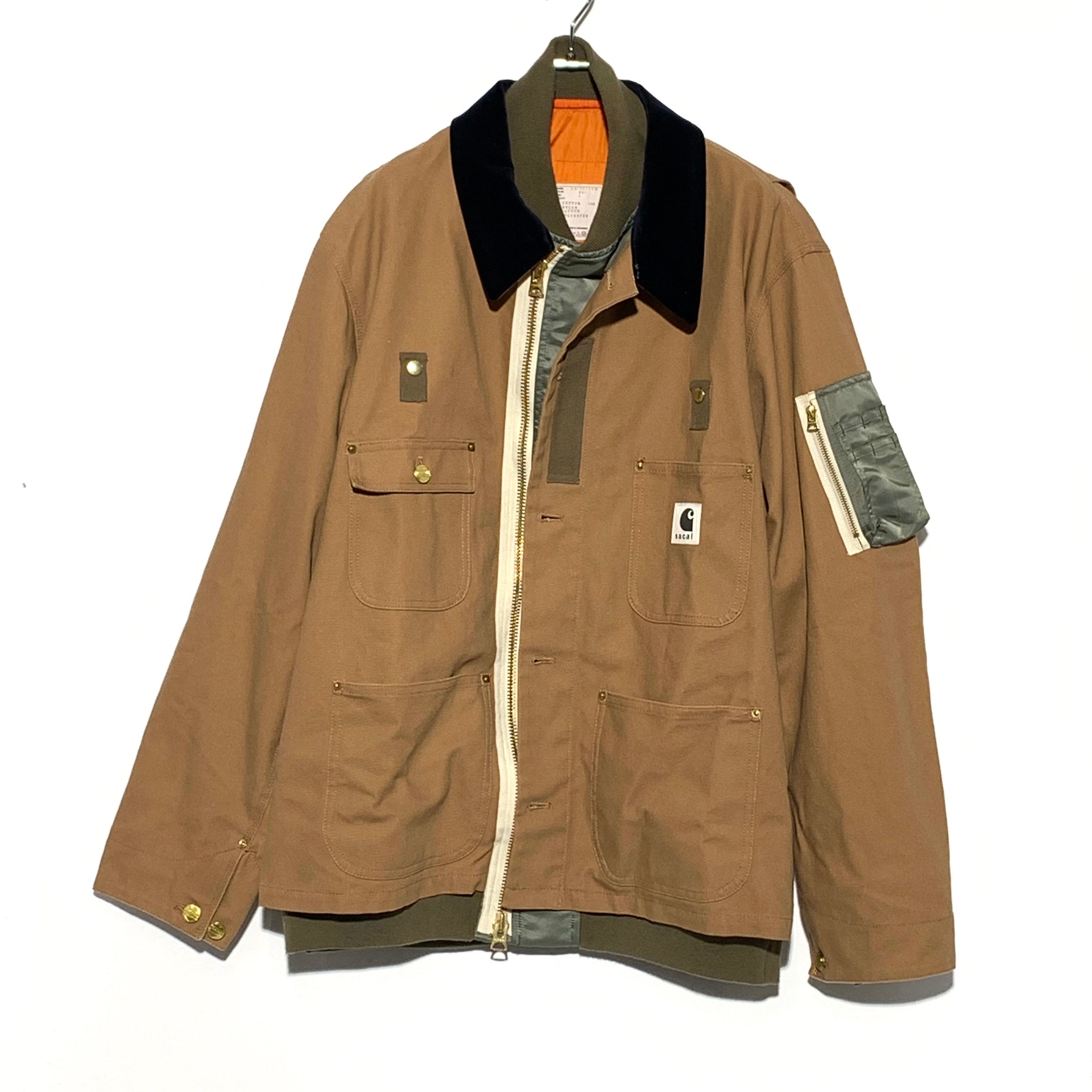 カーハート WIP x サカイ キャンバス MA-1 ジャケット