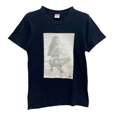 Supreme シュプリーム Tシャツ 17ss Digi tee デジ テリーリチャードソン プリントフォト 半袖 Tシャツ ネイビー系 S【中古】