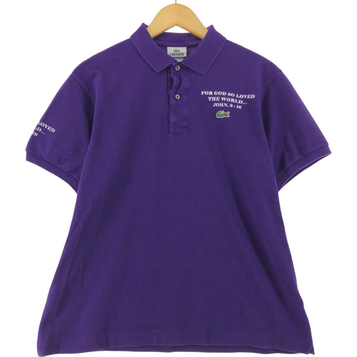 古着 ラコステ LACOSTE 半袖 ポロシャツ 5 メンズM相当/eaa531737