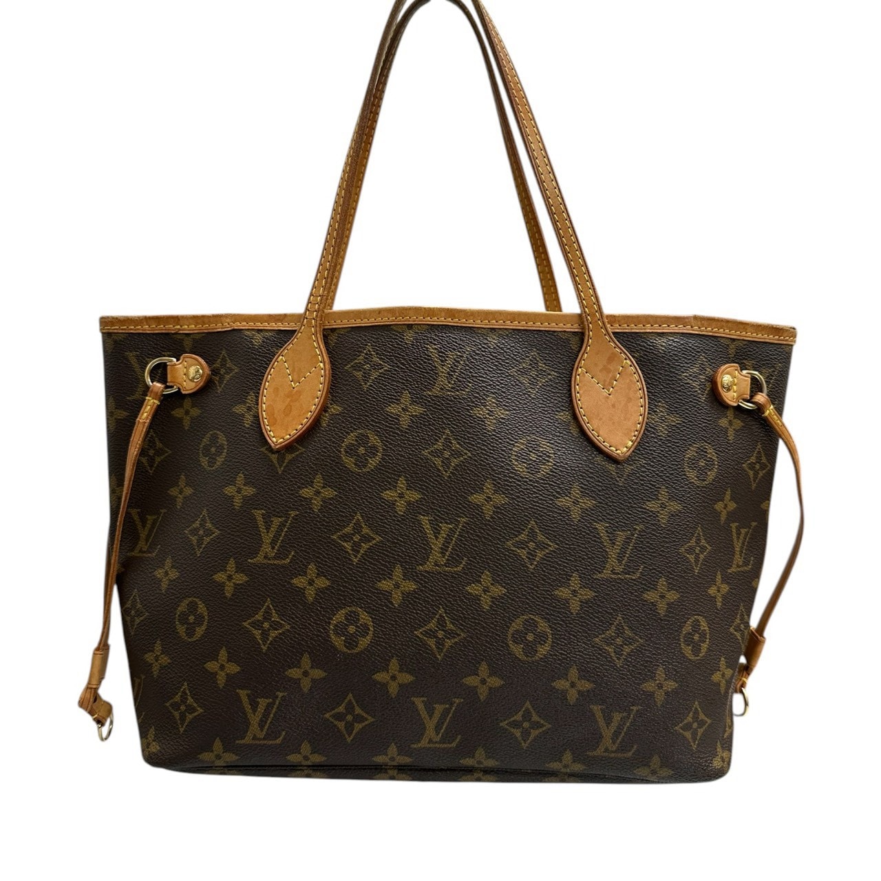 美品 LOUIS VUITTON ルイヴィトン モノグラム ブラウン ゴールド金具 PVC トートバッグ S1-00252 【中古】