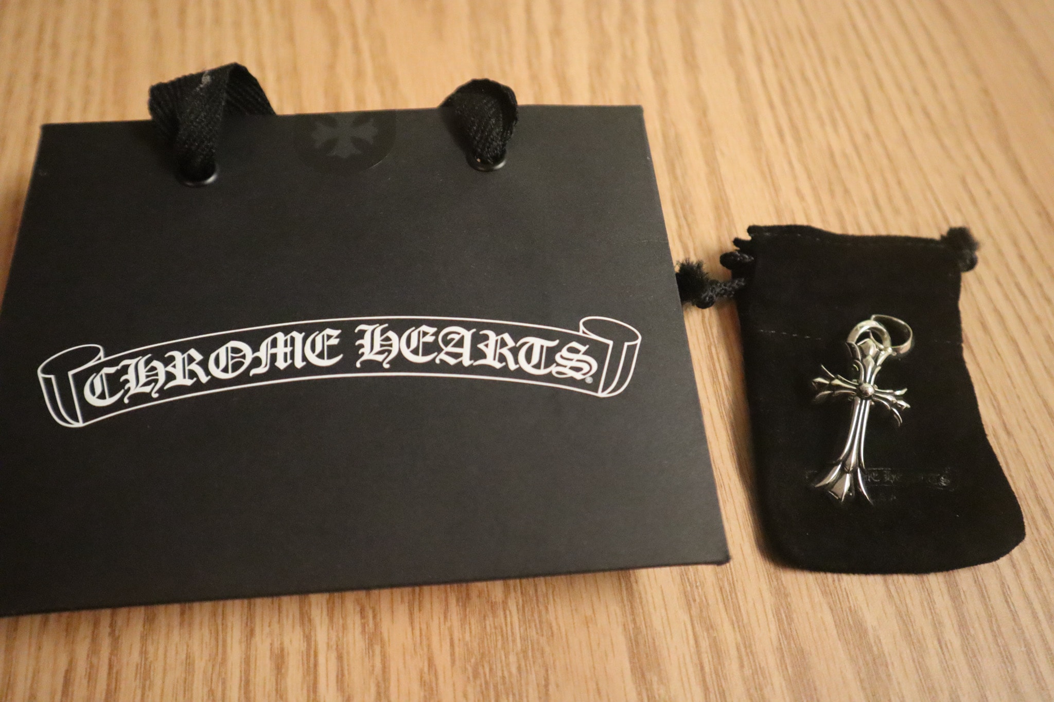 Chrome Hearts DBL CH CRS SML W BALE  "Silver"