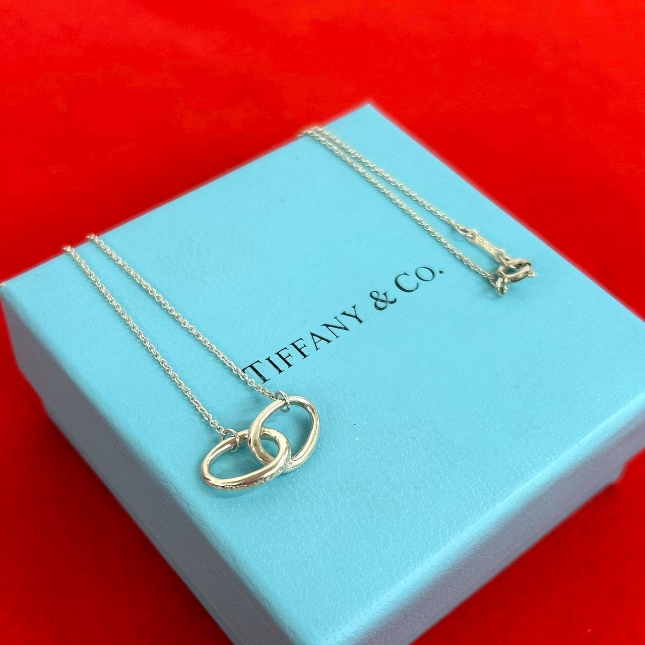 TIFFANY&Co. ティファニー ダブルループ ネックレス シルバー925 ネックレス シルバー
 37105