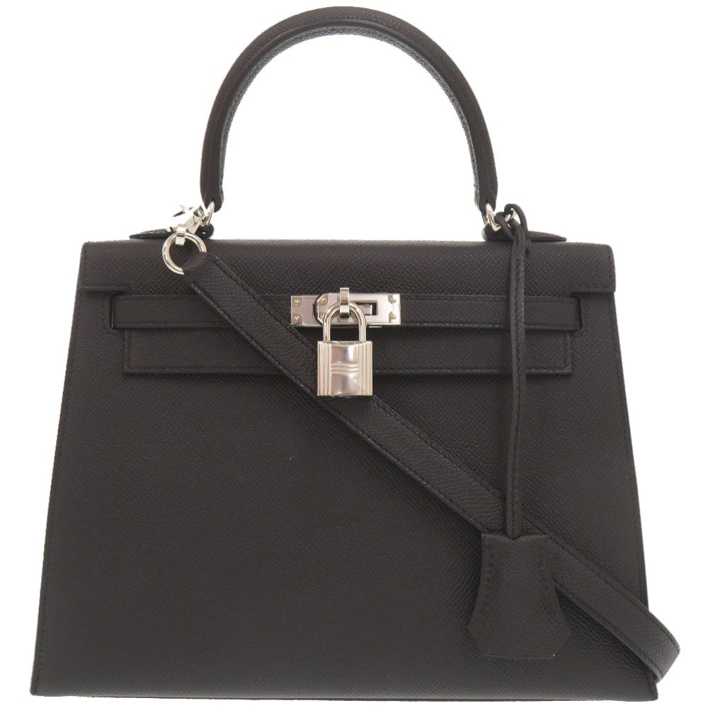 エルメス  ケリー25 外縫い   ヴォーエプソン  ブラック