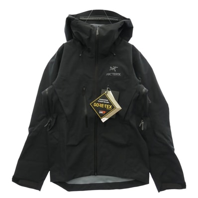 ARC'TERYX アークテリクス X000007555 2023年製 Alpha SV Jacket Mens アルファSV ジャケット メンズ マウンテンパーカー ブラック系 XS【極上美品】【中古】