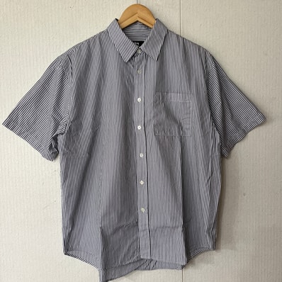 Stussy Boxy SS Shirt 8 Ball Stripe "Navy" 1110329