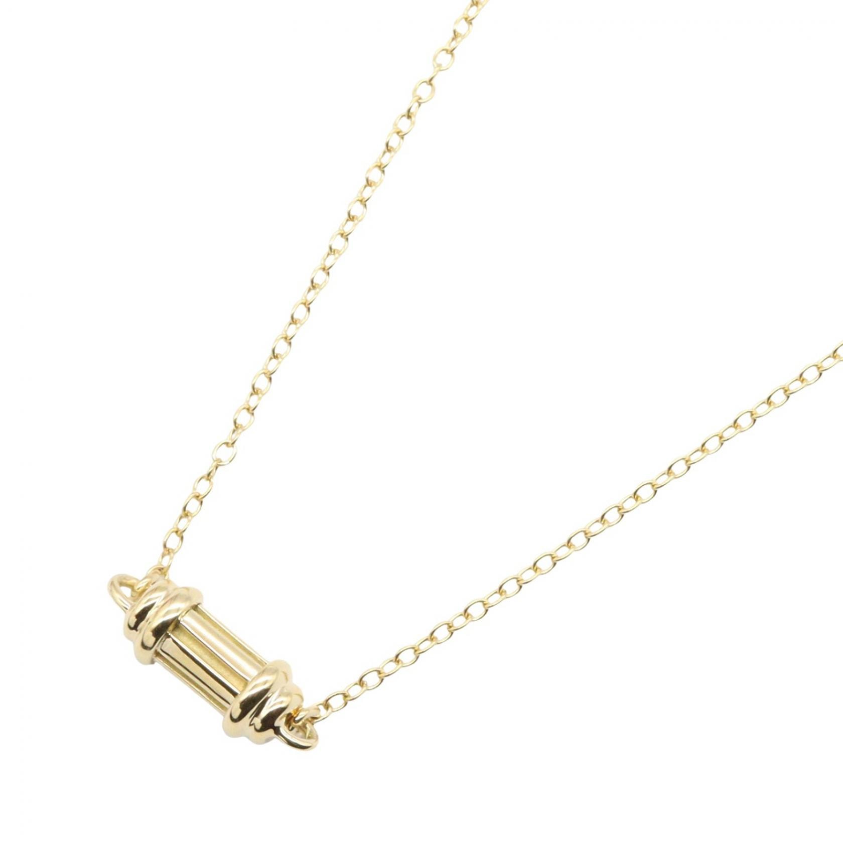 ティファニー TIFFANY&CO シリンダーボトル ネックレス ネックレス ジュエリー K18(イエローゴールド) レディース ゴールド系 【中古】