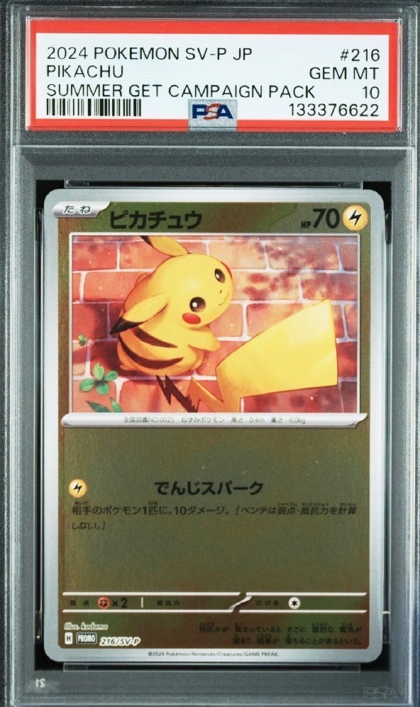 ピカチュウ P [SV-P 216](プロモカードパック「ポケカの夏がキタ!プロモカードGetキャンペーン!」)