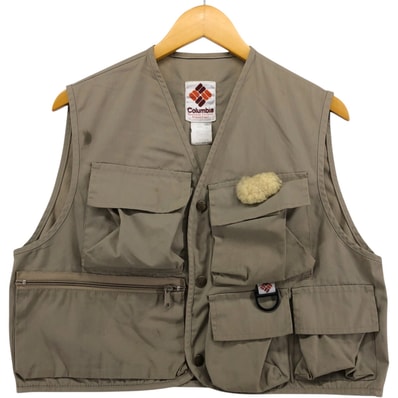 古着 70年代 コロンビア Columbia イエローストーンタグ フィッシングベスト メンズM相当 ヴィンテージ/eaa571836