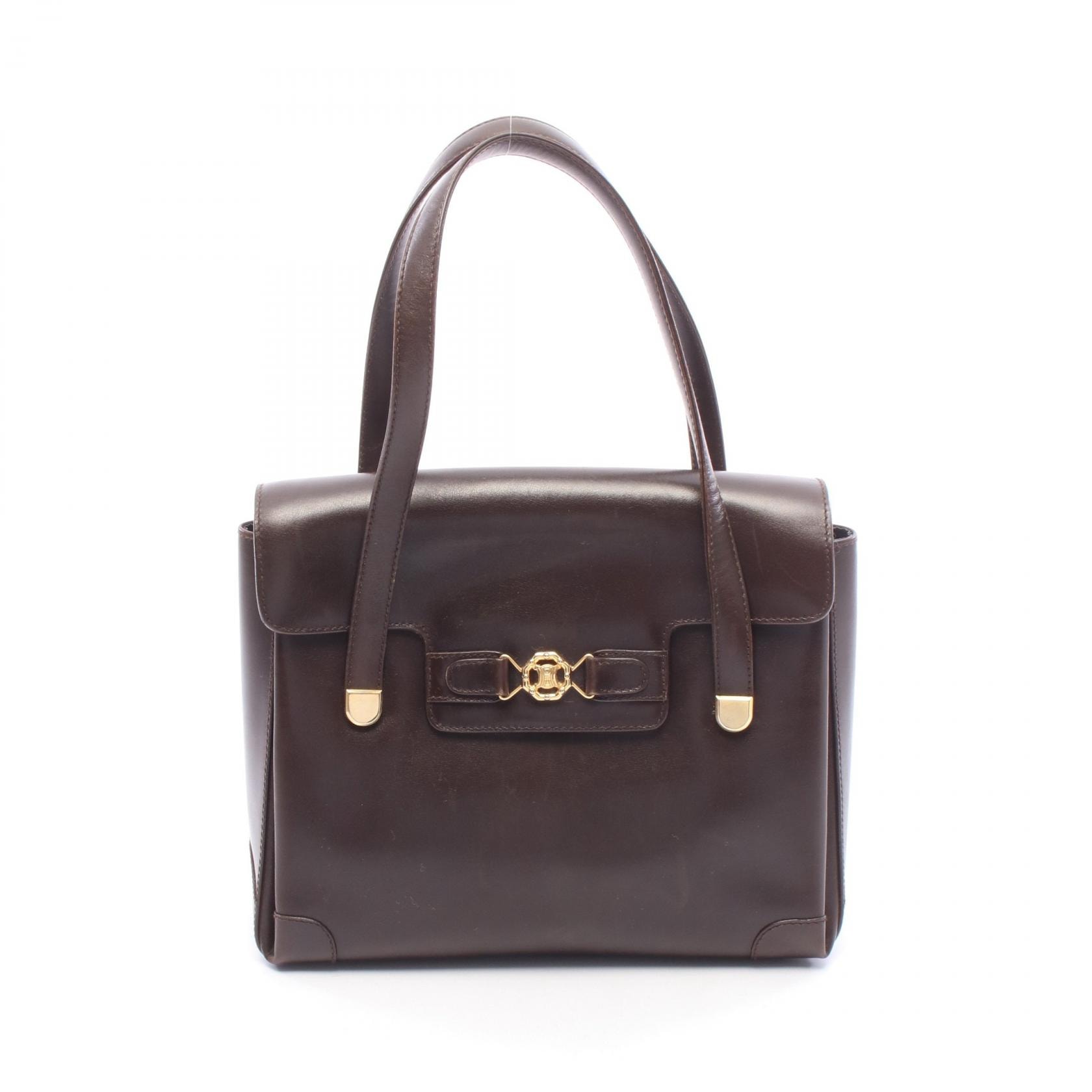 セリーヌ CELINE ハンドバッグ バッグ レザー レディース ブラウン系 【中古】