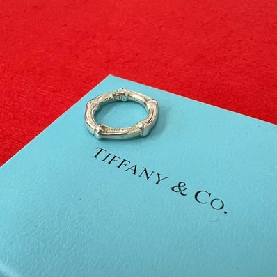 TIFFANY&Co. ティファニー バンブー リング シルバー925 リング・指輪 9号 シルバー
93042