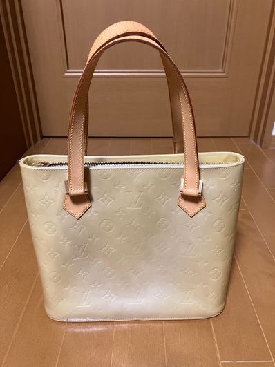 Louis Vuitton Houston Monogram Vernis "Noisette"