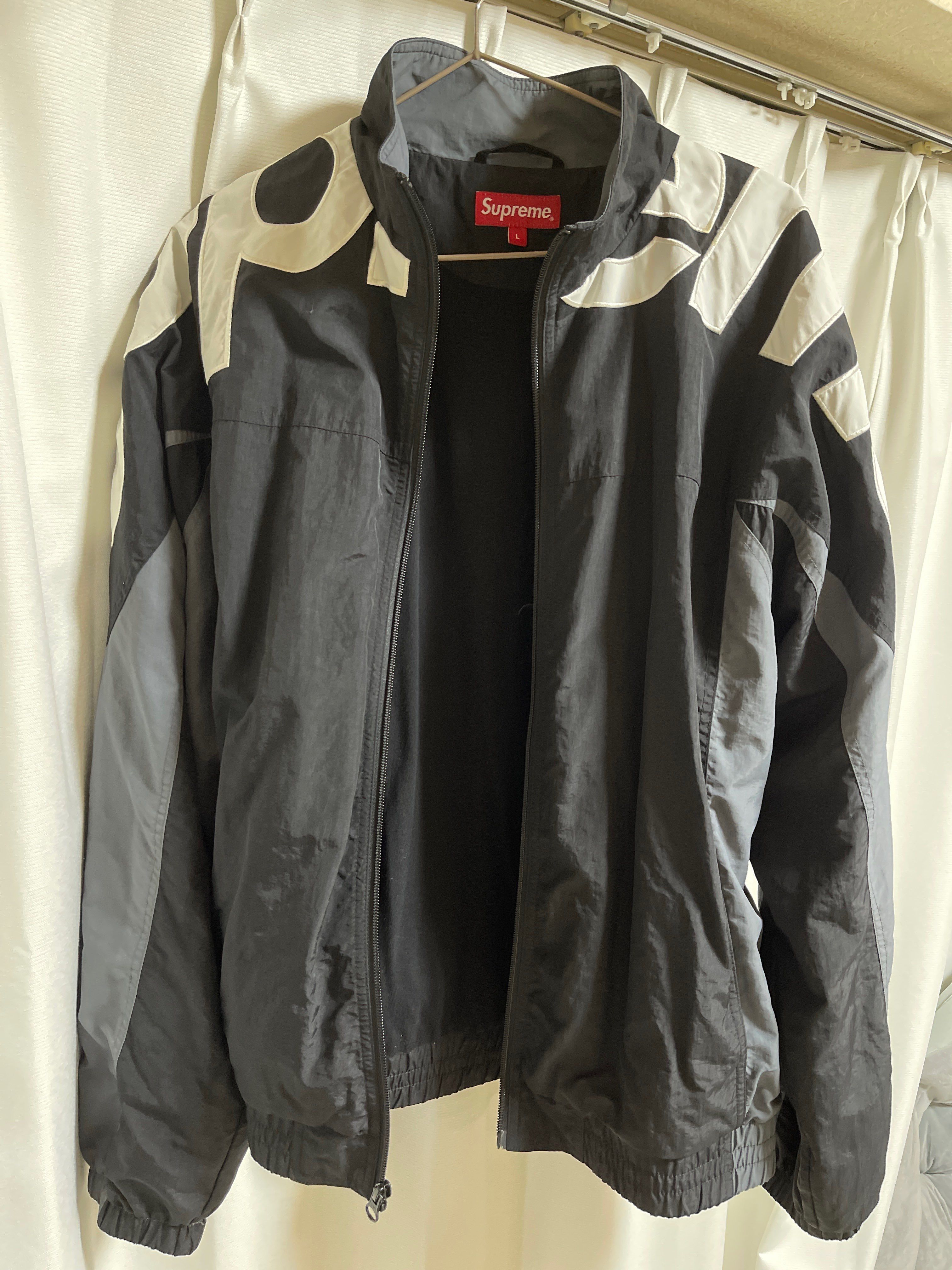 Supreme Shoulder Logo Track Jacket "Black"