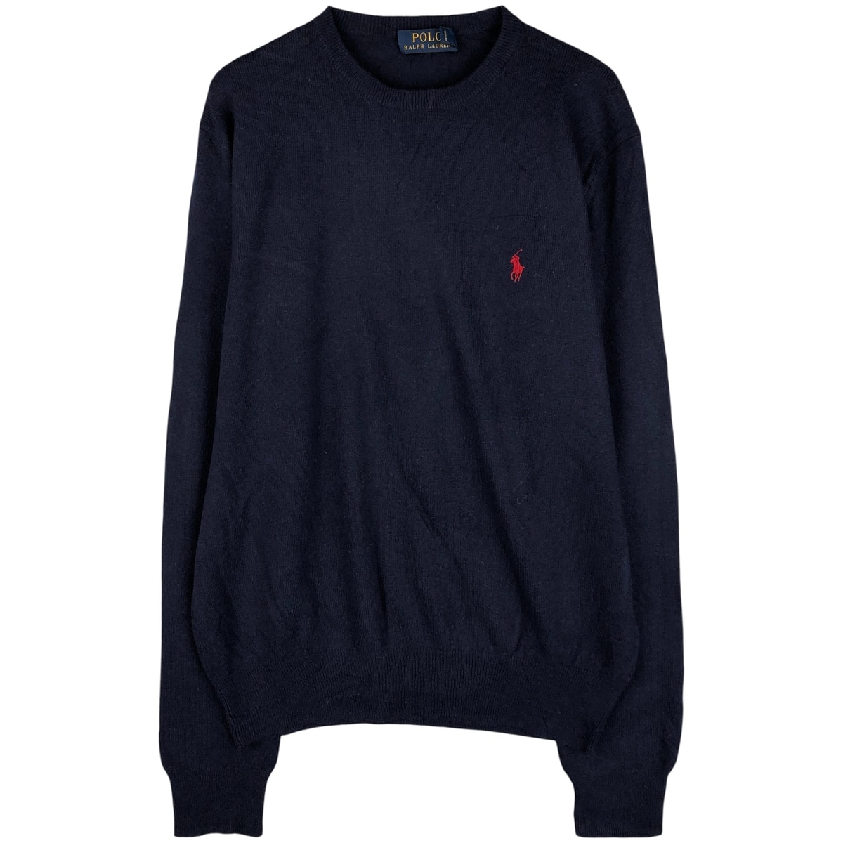 古着 ラルフローレン Ralph Lauren POLO RALPH LAUREN メリノウールニットセーター メンズM相当/eaa596432