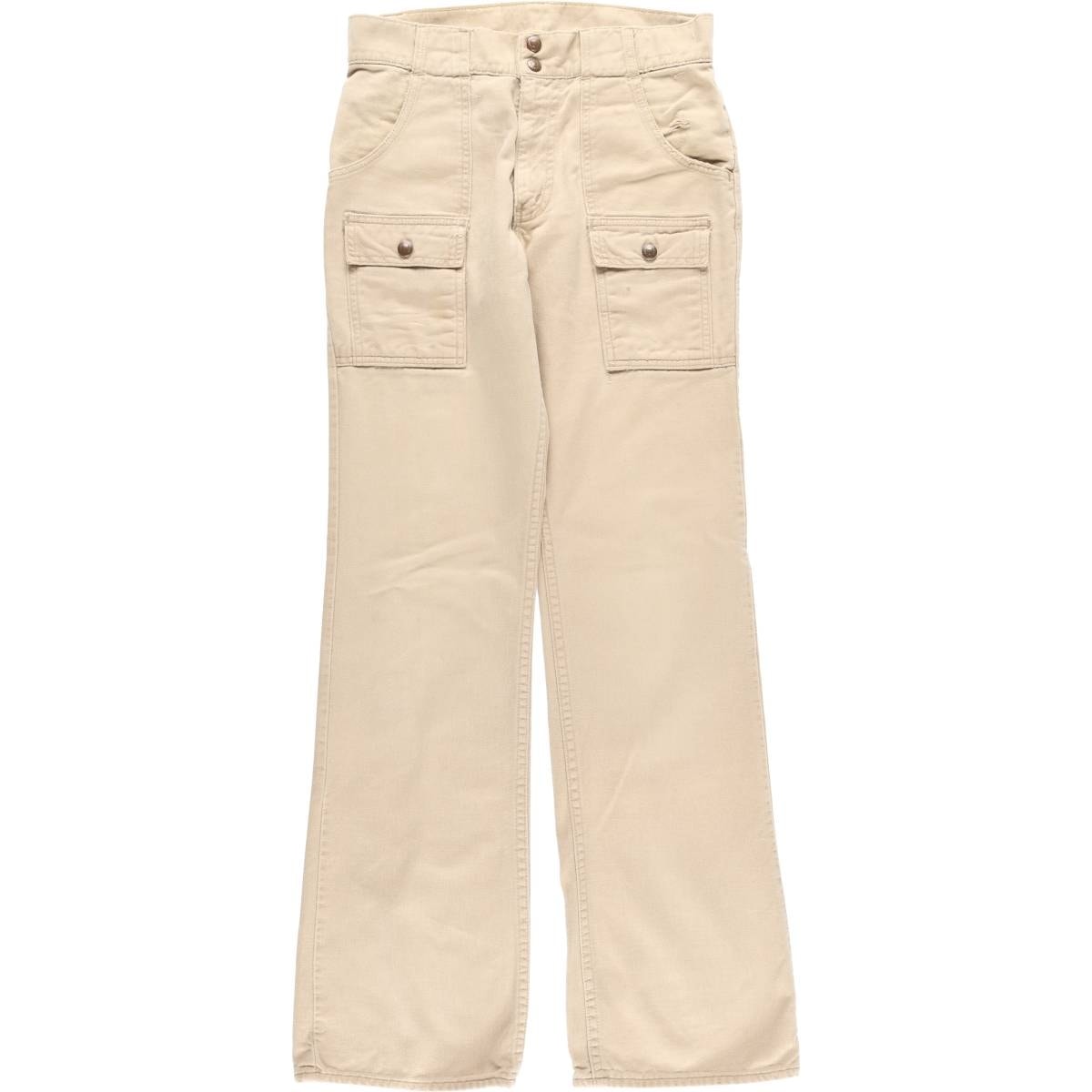 古着 70年代 リーバイス Levi's フレアカットデニムパンツ ブッシュパンツ USA製 レディースL(w30)相当 ヴィンテージ/eaa605193