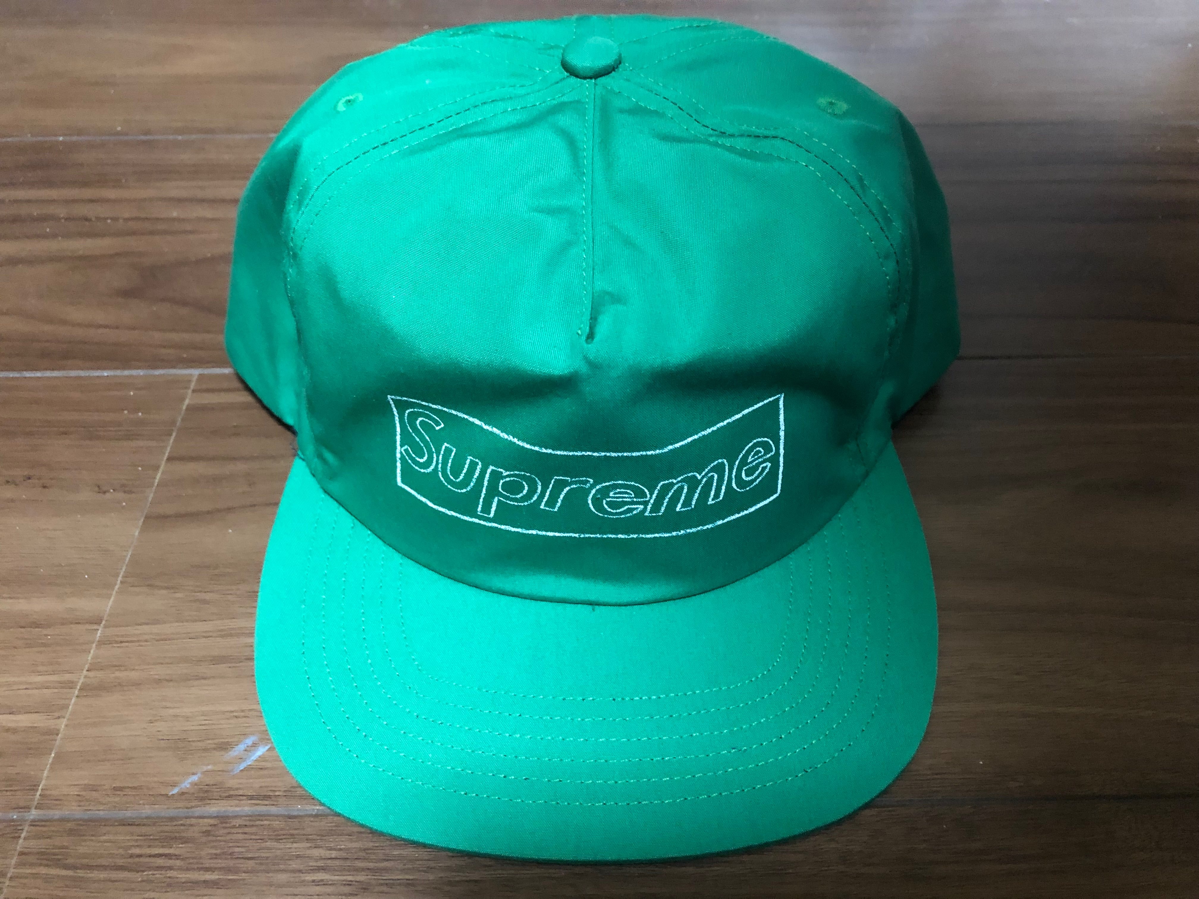 Supreme KAWS Chalk Logo 5-Panel "Green"