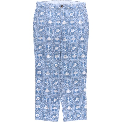 古着 ブルックスブラザーズ Brooks Brothers CLARK × REYN SPOONER レインスプーナー ライハナセーラー コットン スラックスパンツ メンズw34相当/eaa584169