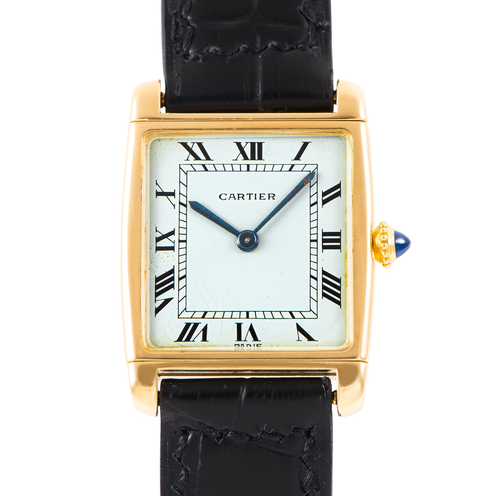 CARTIER カルティエ タンクレベルソLM 1970年代 ルクルトムーブメント 2582 K18YG【中古】