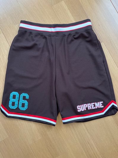 Supreme Faux Croc Basketball Short "Brown"