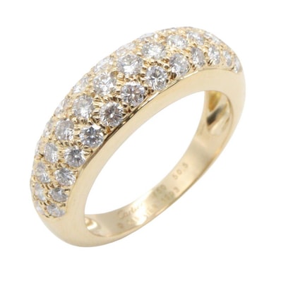 カルティエ CARTIER パヴェダイヤ ミミスター リング リング・指輪 ジュエリー K18(イエローゴールド) ダイヤモンド レディース ゴールド系 / クリア系 B4012649 【中古】