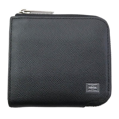PORTER ポーター 財布 030-03441 ABLE WALLET エイブル ジップ L字ファスナー ウォレット 財布 ブラック系【中古】