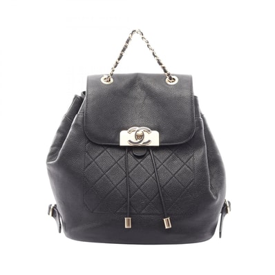 シャネル CHANEL マトラッセ リュックサック バックパック バッグ キャビアスキン(グレインドカーフ) レディース ブラック系 【中古】