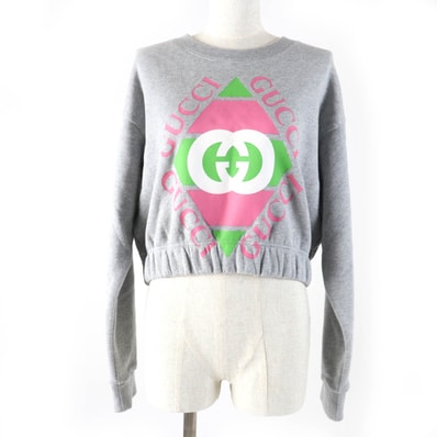 未使用品 グッチ
スウェット グレー レディース S 717404