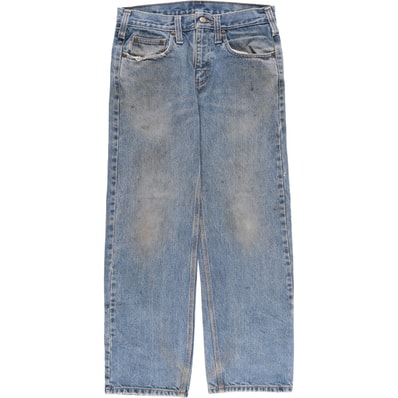 古着 カーハート Carhartt Traditional FIT テーパードデニムパンツ メンズw33相当/eaa593589