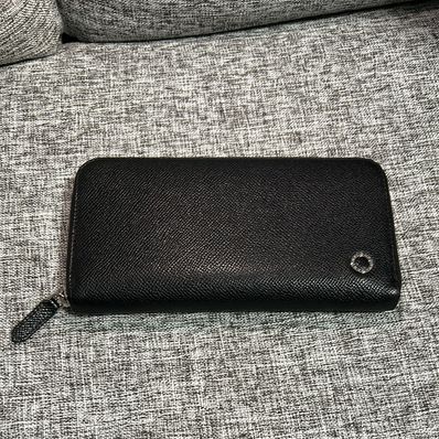 BVLGARI Bvlgari Man Zipped Wallet "Black/Forest Emerald Green"