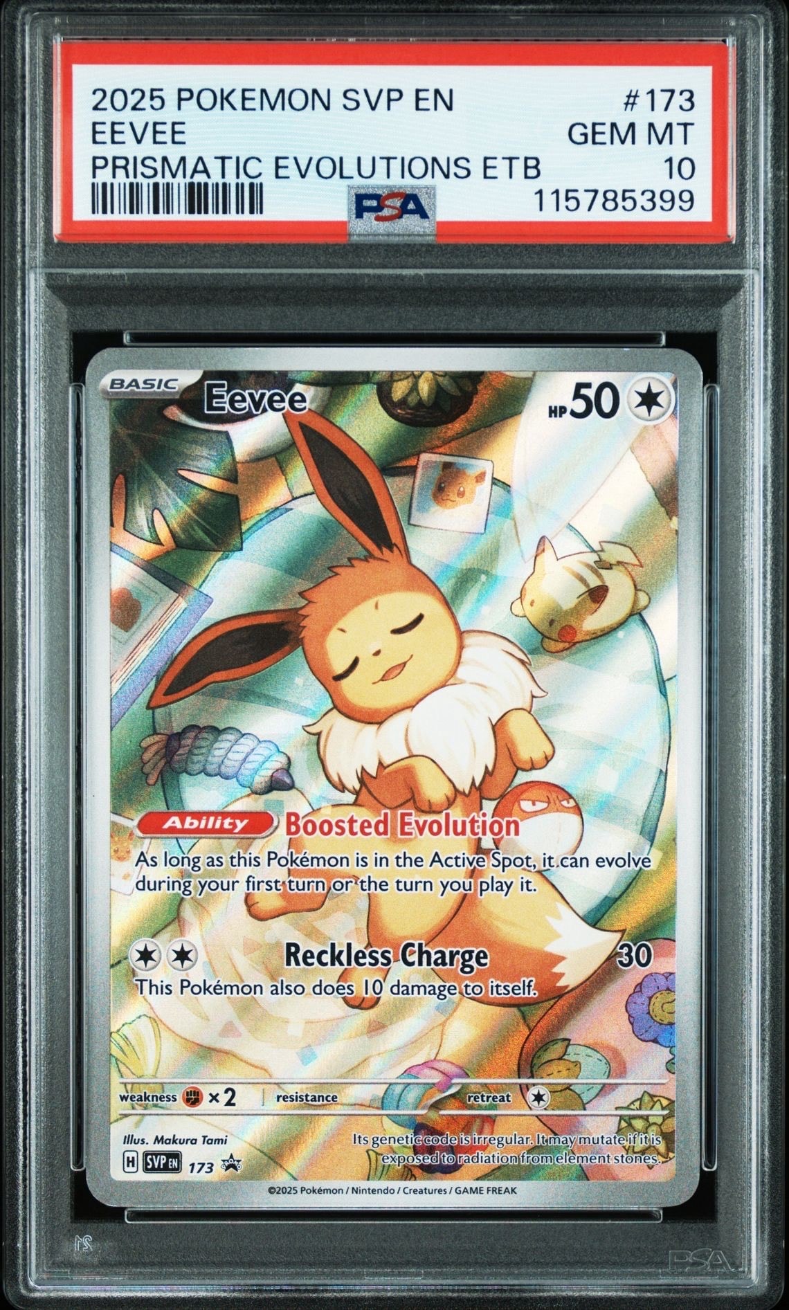 イーブイ P [SVP EN 173]【英語版】(スカーレット&バイオレット「プリズマティックエボリューションズ エリートトレーナボックス」)