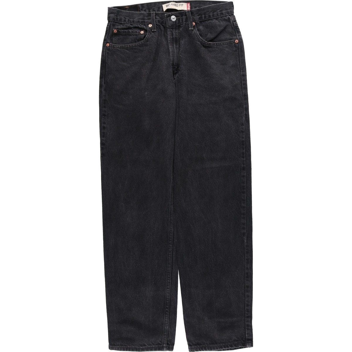 古着 00年代 リーバイス Levi's 550 RELAXED FIT ブラックデニム テーパードデニムパンツ メンズw31相当/eaa482427