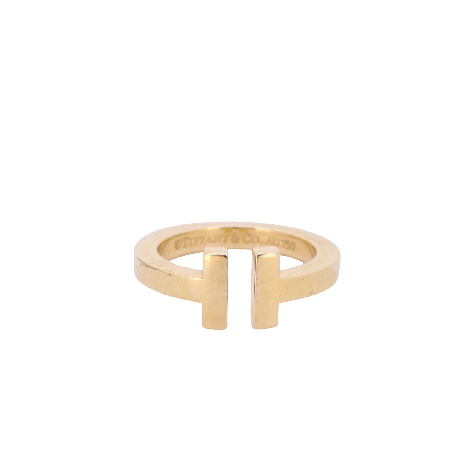 TIFFANY&Co. ティファニー  Tスクエア K18YG  60147245  10号  ゴールド  レディース リング 指輪
