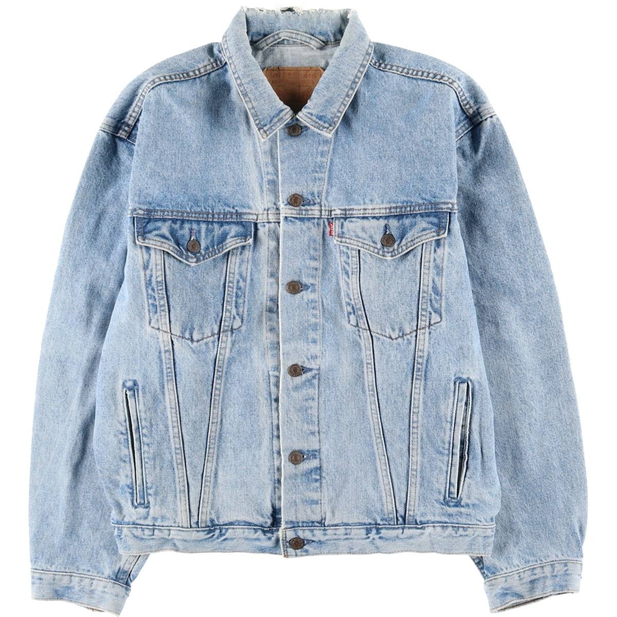 古着 90~00年代 リーバイス Levi's 75525-4891 デニムジャケット Gジャン カナダ製 メンズM相当 ヴィンテージ/eaa524481
