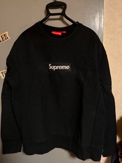 Supreme Box Logo Crewneck Sweatshirt "Black" (18FW)