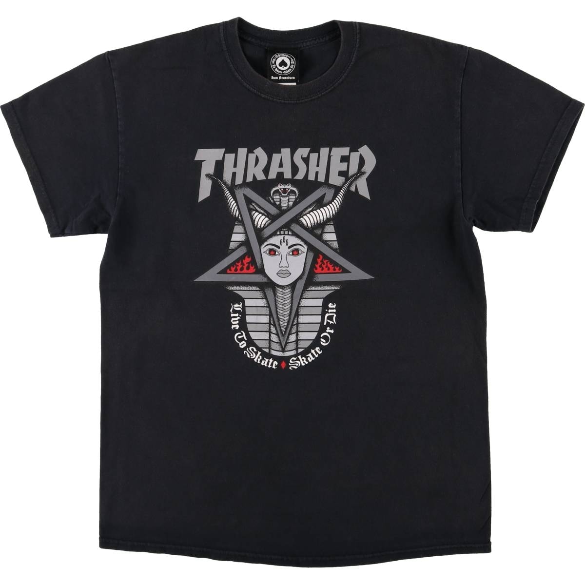 古着 スラッシャー THRASHER サーフ スケートTシャツ メンズM相当/eaa578153