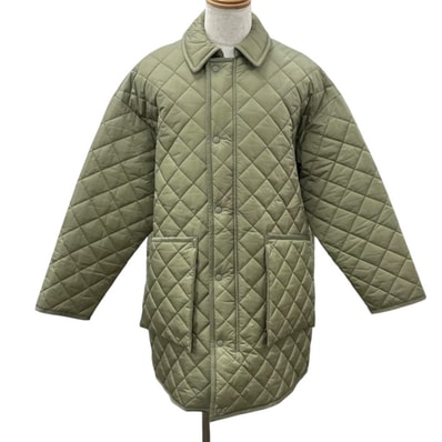 美品 アンユーズド コート QUILTING COAT カーキ メンズ 2 US2262