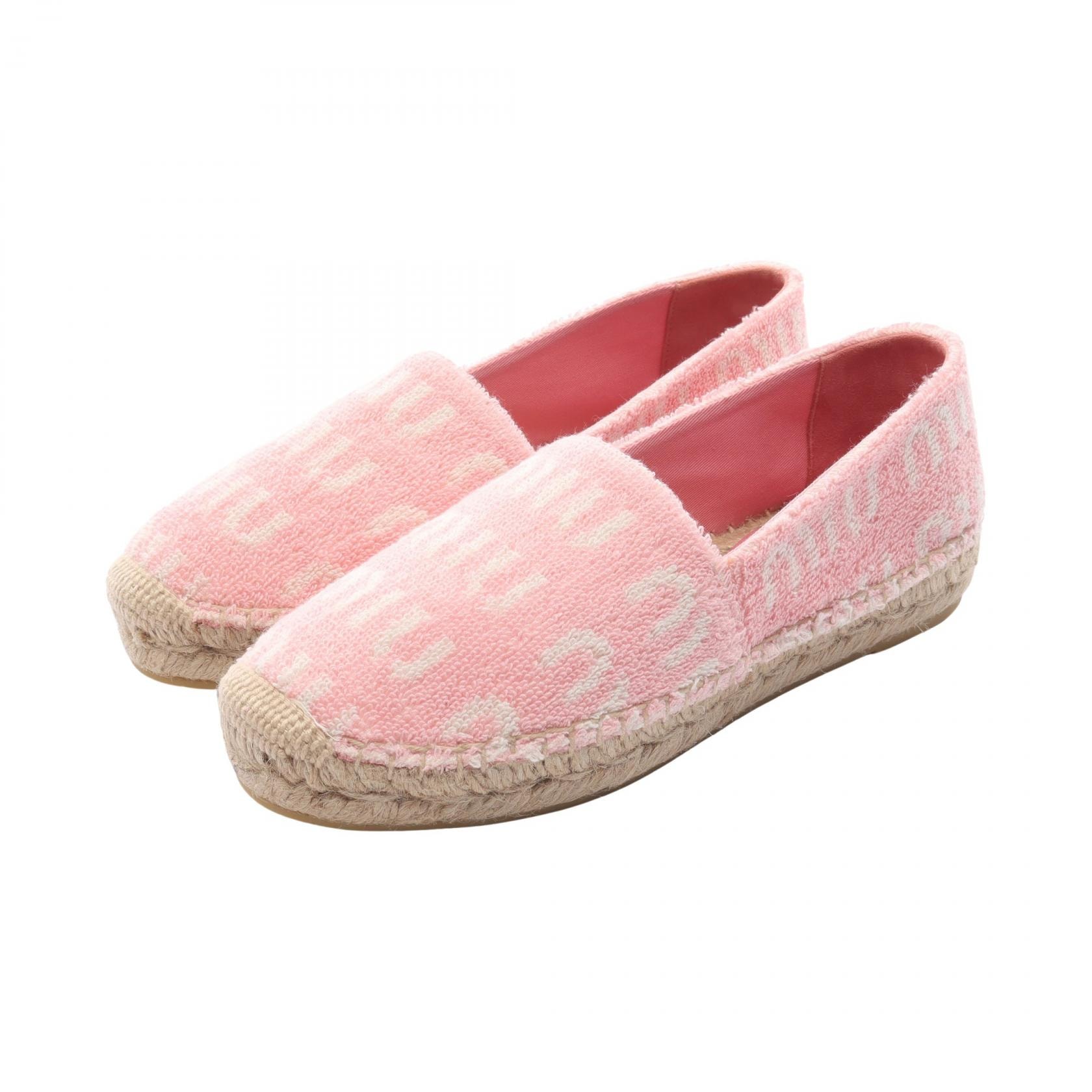 ミュウ ミュウ Miu Miu スリッポン 靴 パイル レディース ピンク系 【中古】