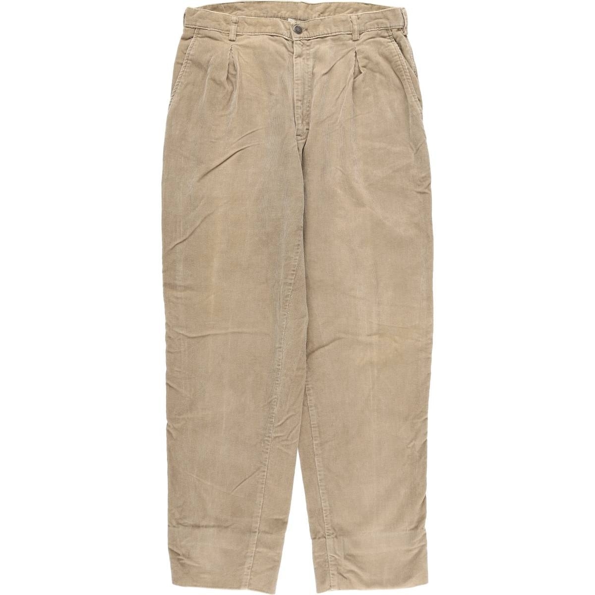 古着 カルバンクライン Calvin klein ワンタック コーデュロイパンツ メンズw32相当/eaa530579