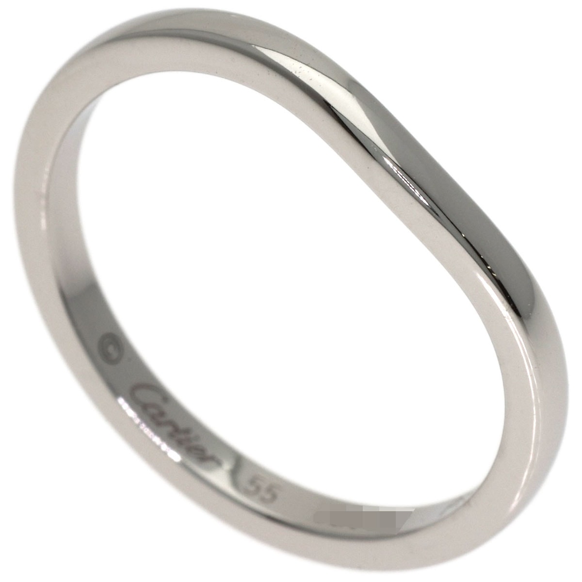 CARTIER カルティエ バレリーナ ウェディング #55 リング・指輪 PT950 レディース [中古]